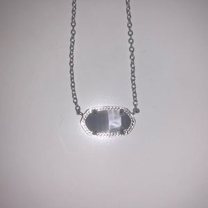 NWOT Kendra Scott Pendant Necklace Grey/Purple